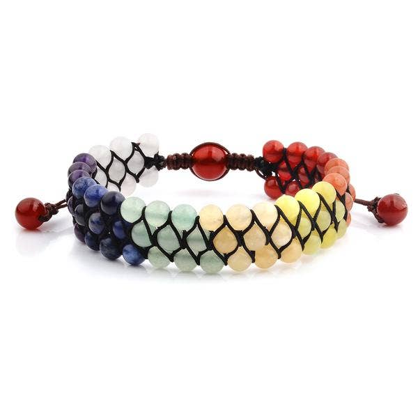 Multi Color Bead Adjustable Bracelet
