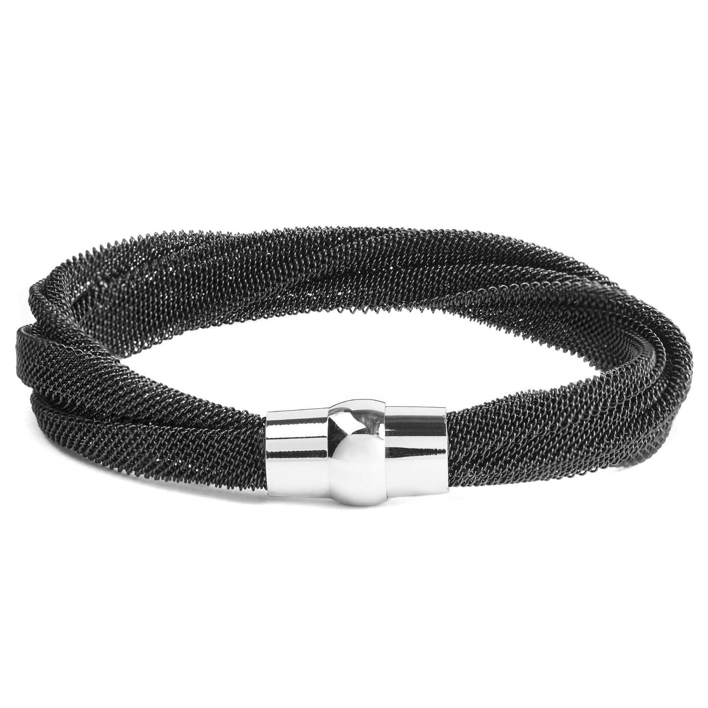 Twisted Mesh Stainless Steel Bracelet