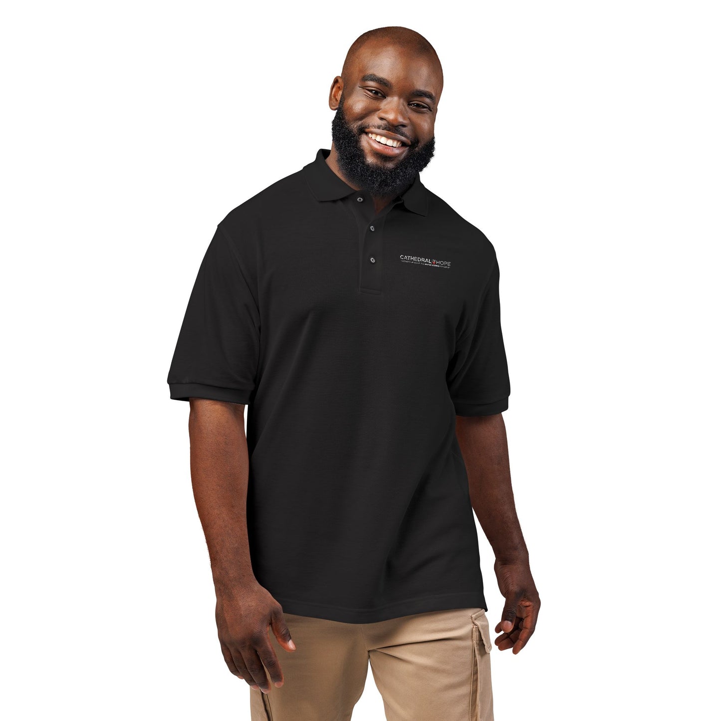 Cathedral of Hope Classic Fit Embroidered Logo Polo