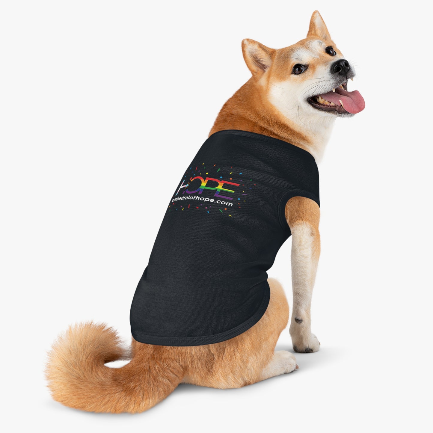 Hope Progress Pride Dog Tee