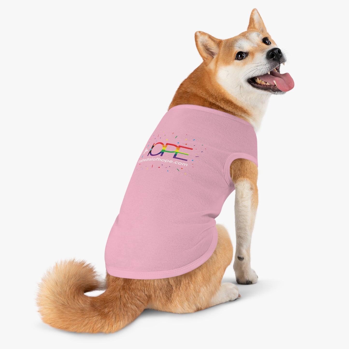 Hope Progress Pride Dog Tee