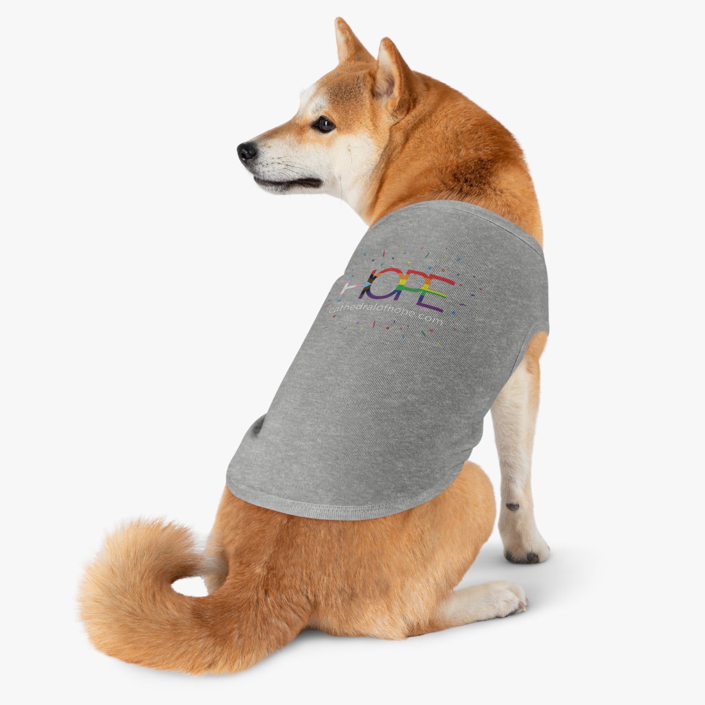 Hope Progress Pride Dog Tee