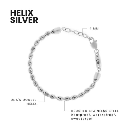 Helix Bracelet - Stainless