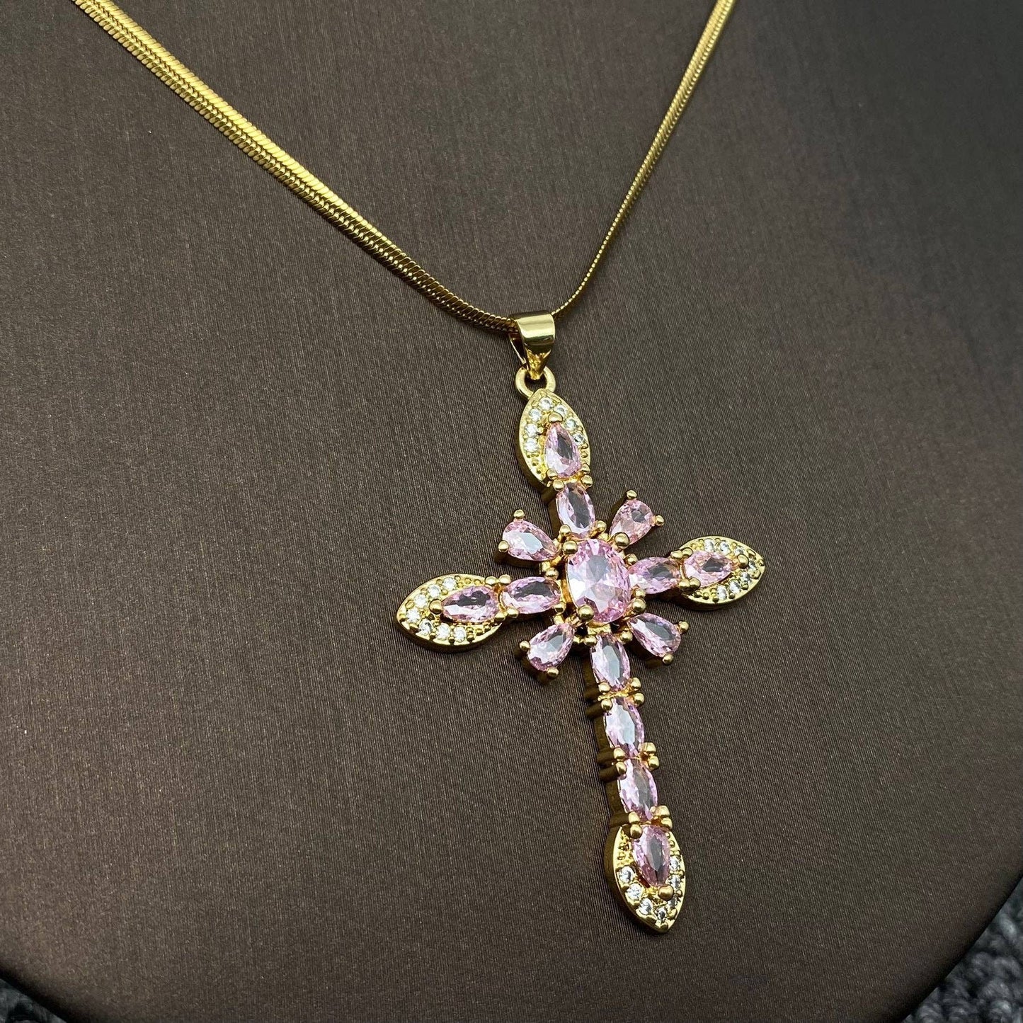 Sparkling Cross Necklace