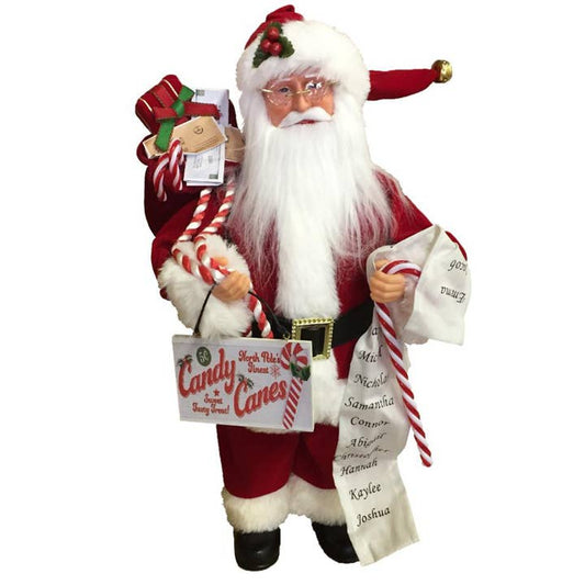 15" Candy Cane Claus