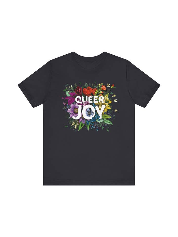 Queer Joy Tee - Dark Grey