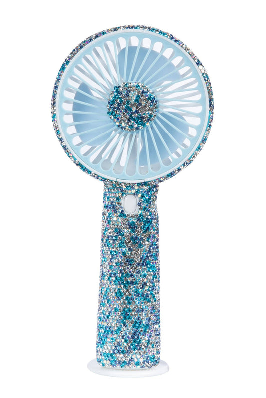 Ceramic Rhinestone Portable Fan