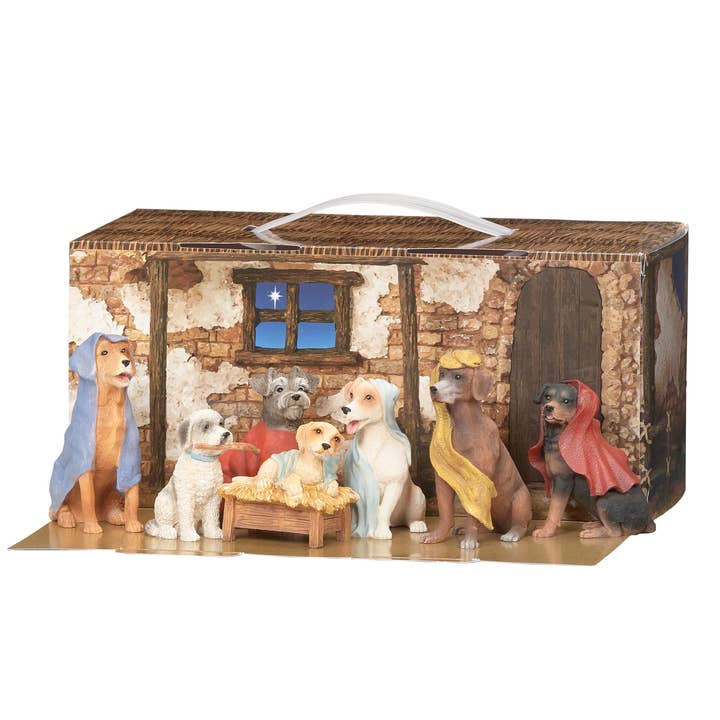 7 Piece Canine Nativity