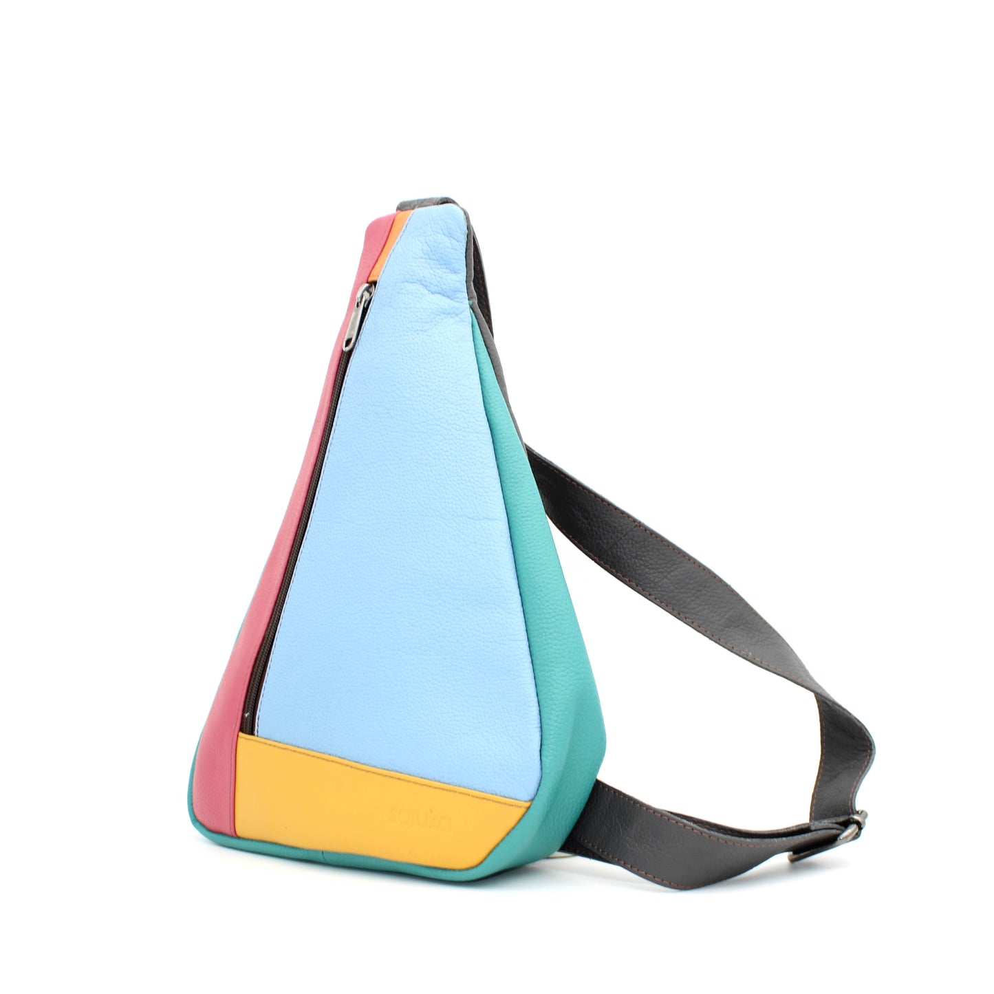Roxy Medium Sling Crossbody Bag, 100% Handmade Leather
