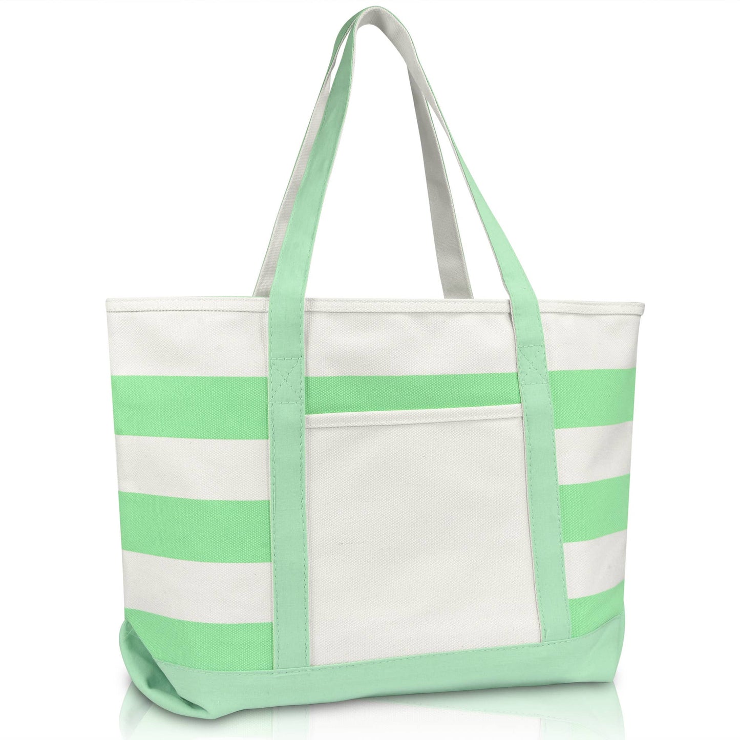 Dalix 23" Premium Striped Tote Bag