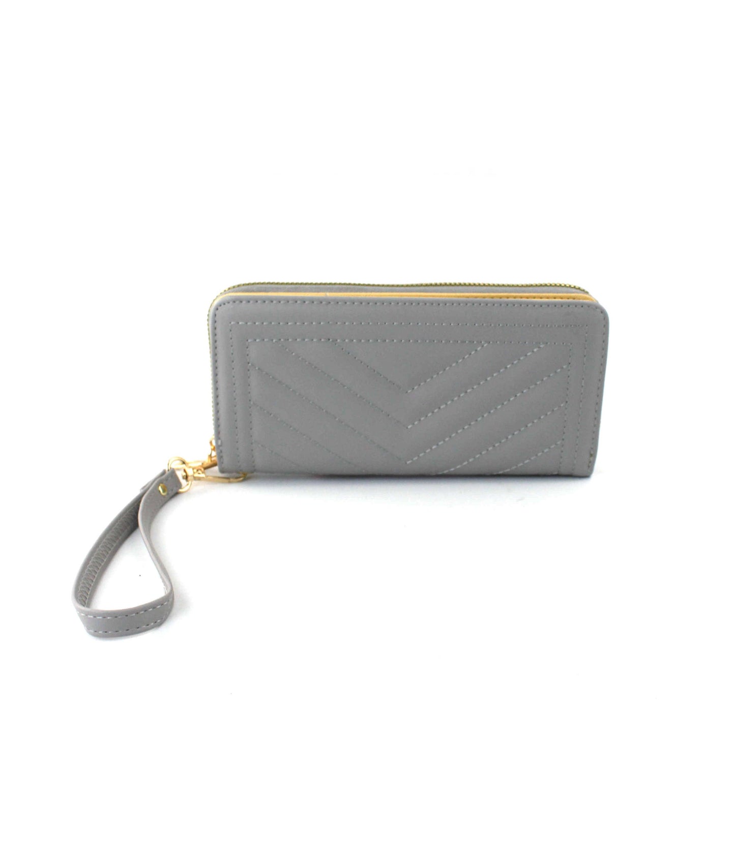 Quilted Wallet with Strap