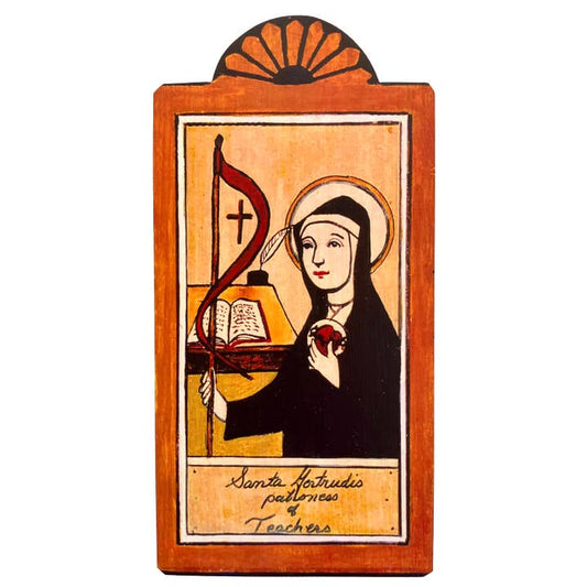 Saint Retablos - Santa Gertrudis