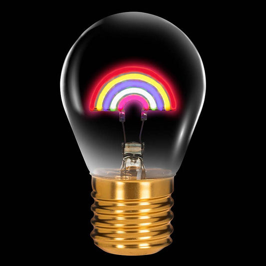 Rainbow Neon LED Lightbulb