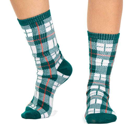 Yuletide Plaid Festive Socks