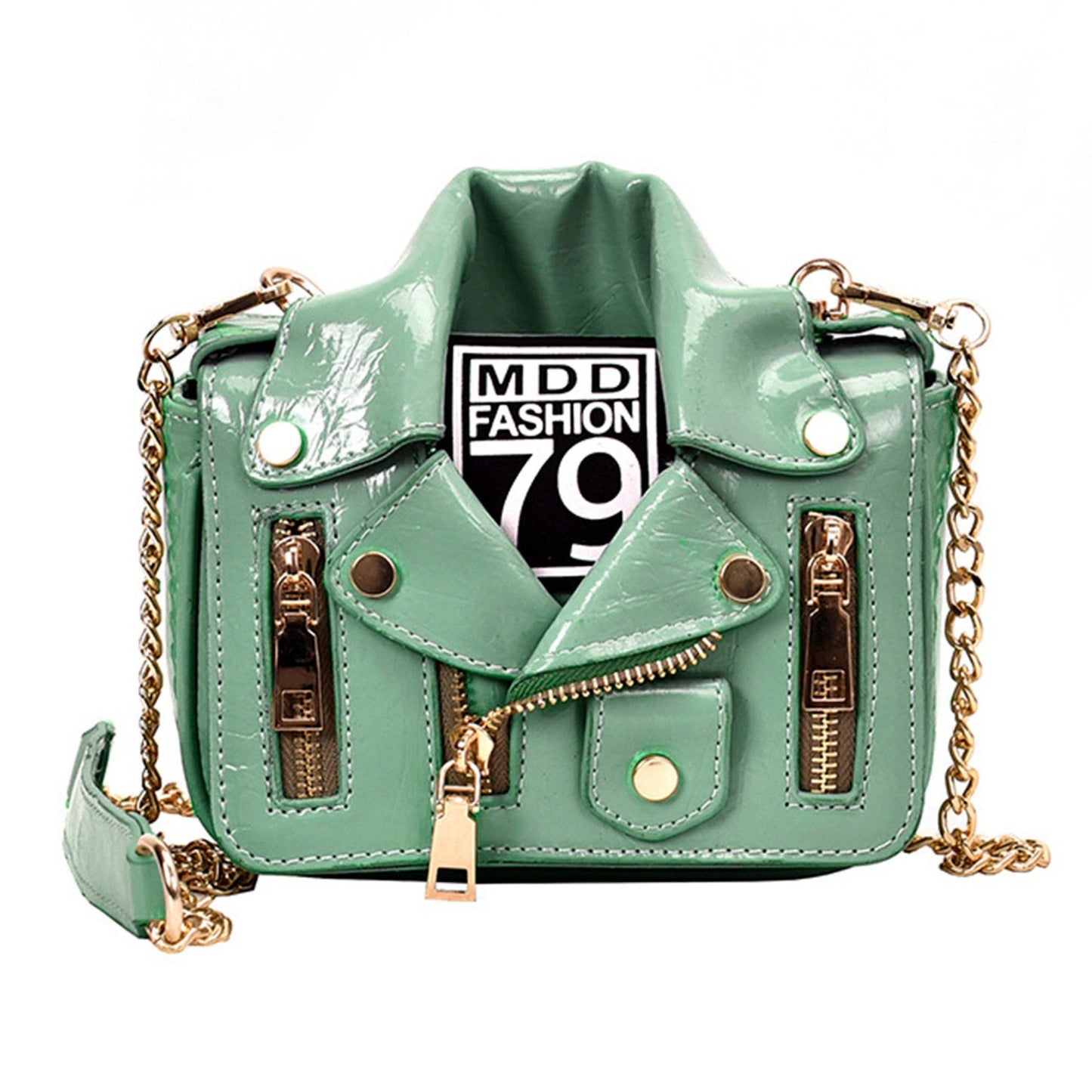 PU Jacket Crossbody Bags
