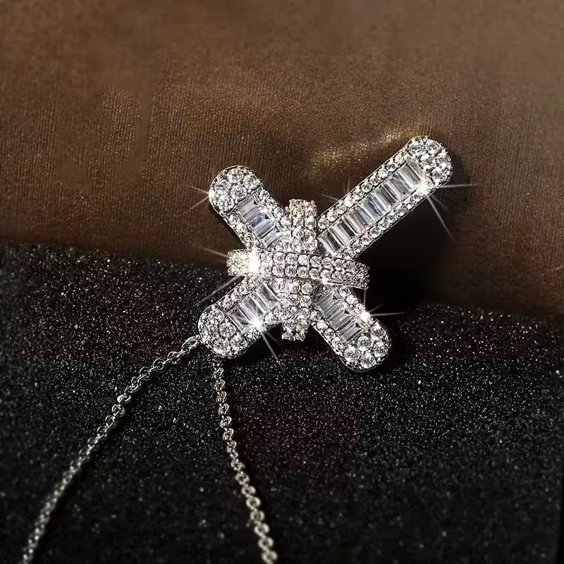 Baguette Cross Pendant