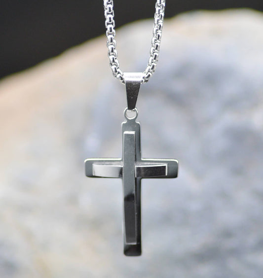 Silver Cross Necklace