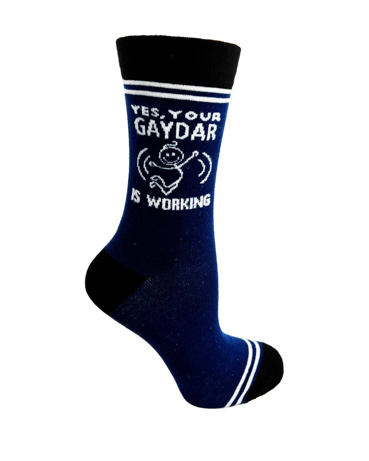 Yes, Your Gaydar Is Working - Hey Now Unisex Crew Socks