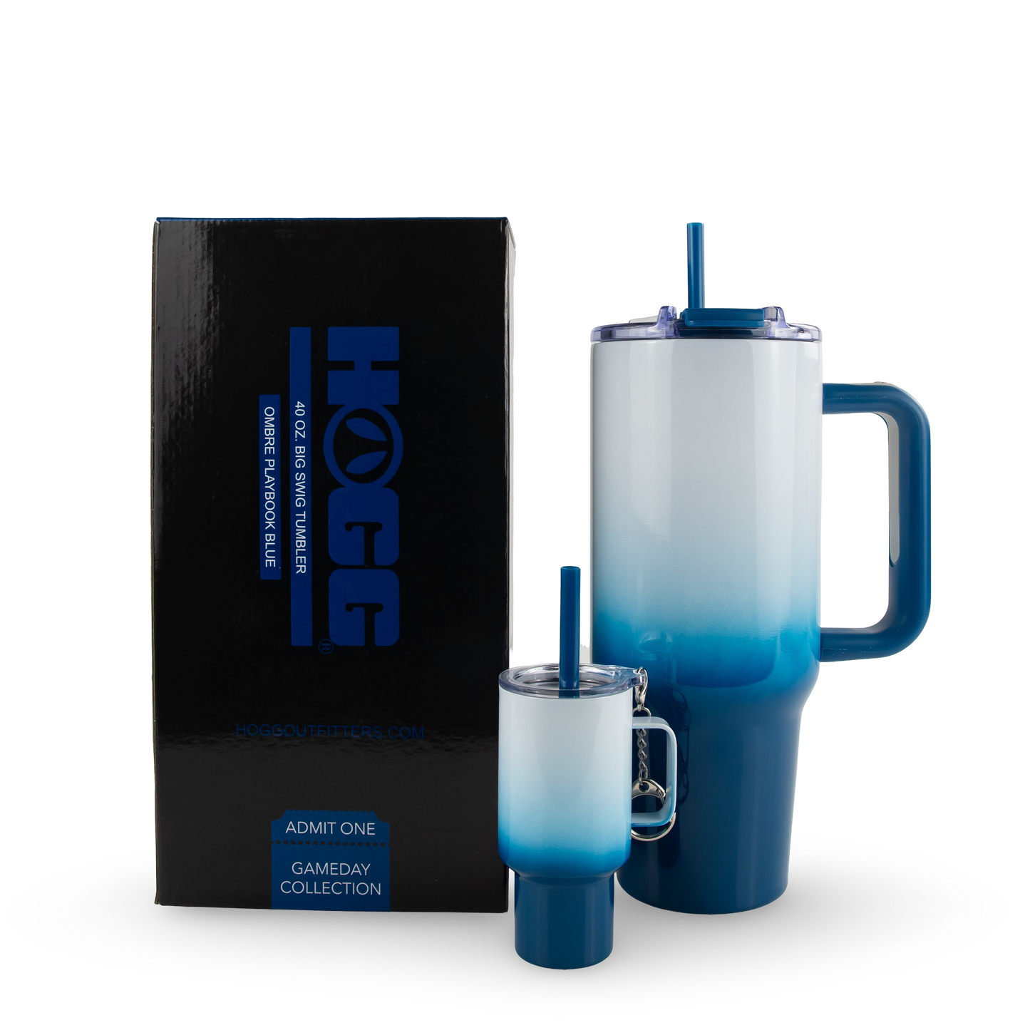 40oz SUBLIMATION TUMBLER BIG SWIG OMBRE + MINI TUMBLER SET