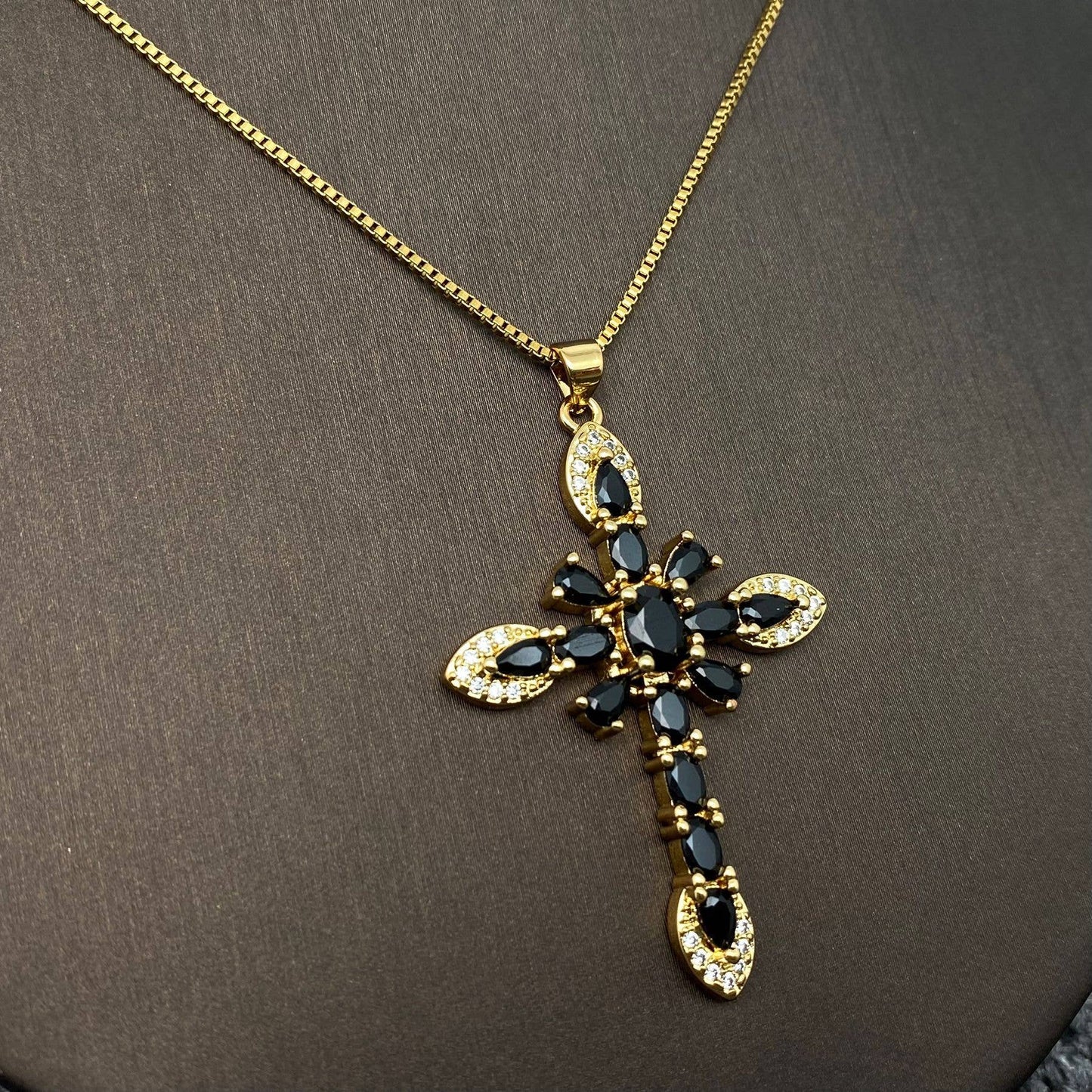 Sparkling Cross Necklace