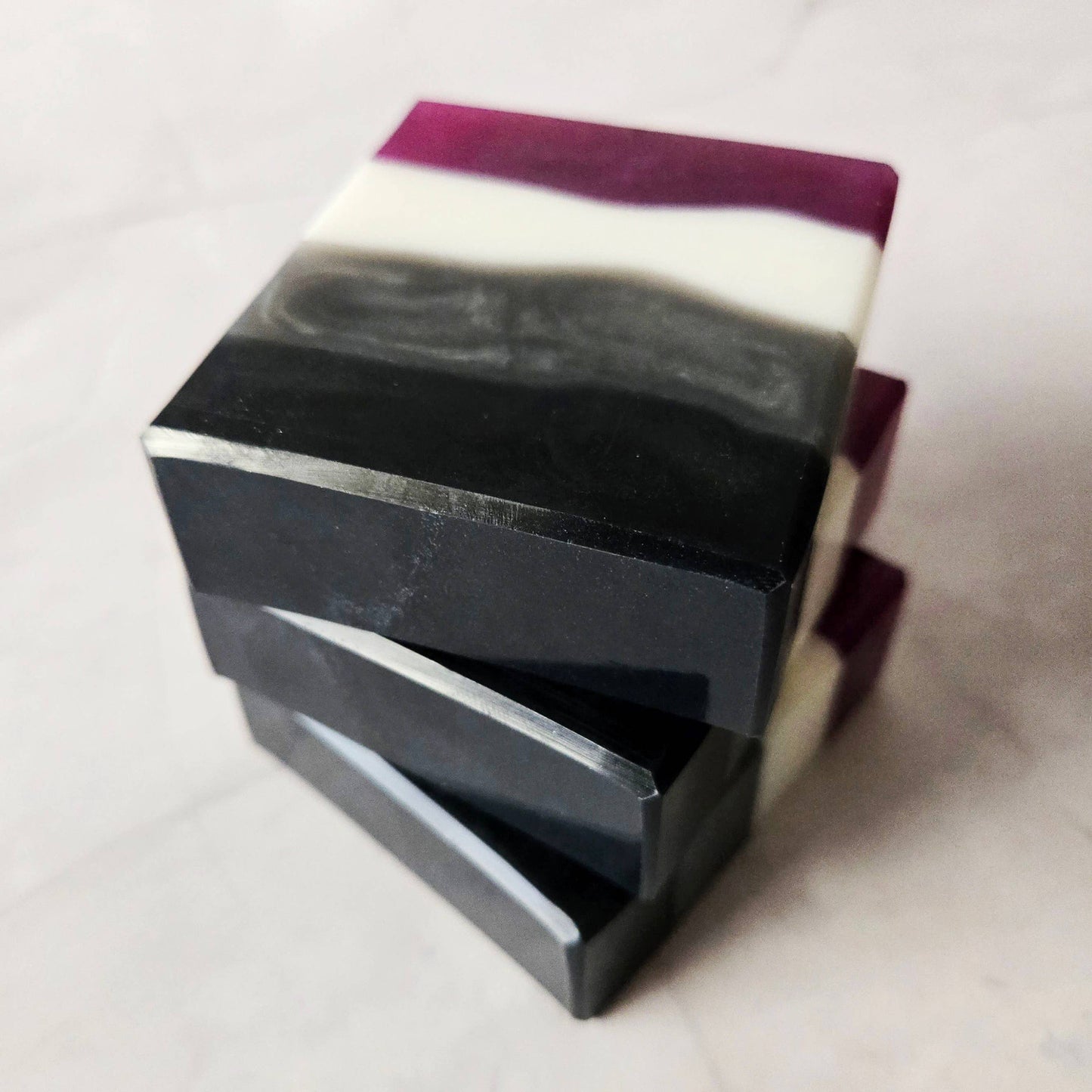 Ace Pride Artisan Soap - LGBTQ+ Pride Flag