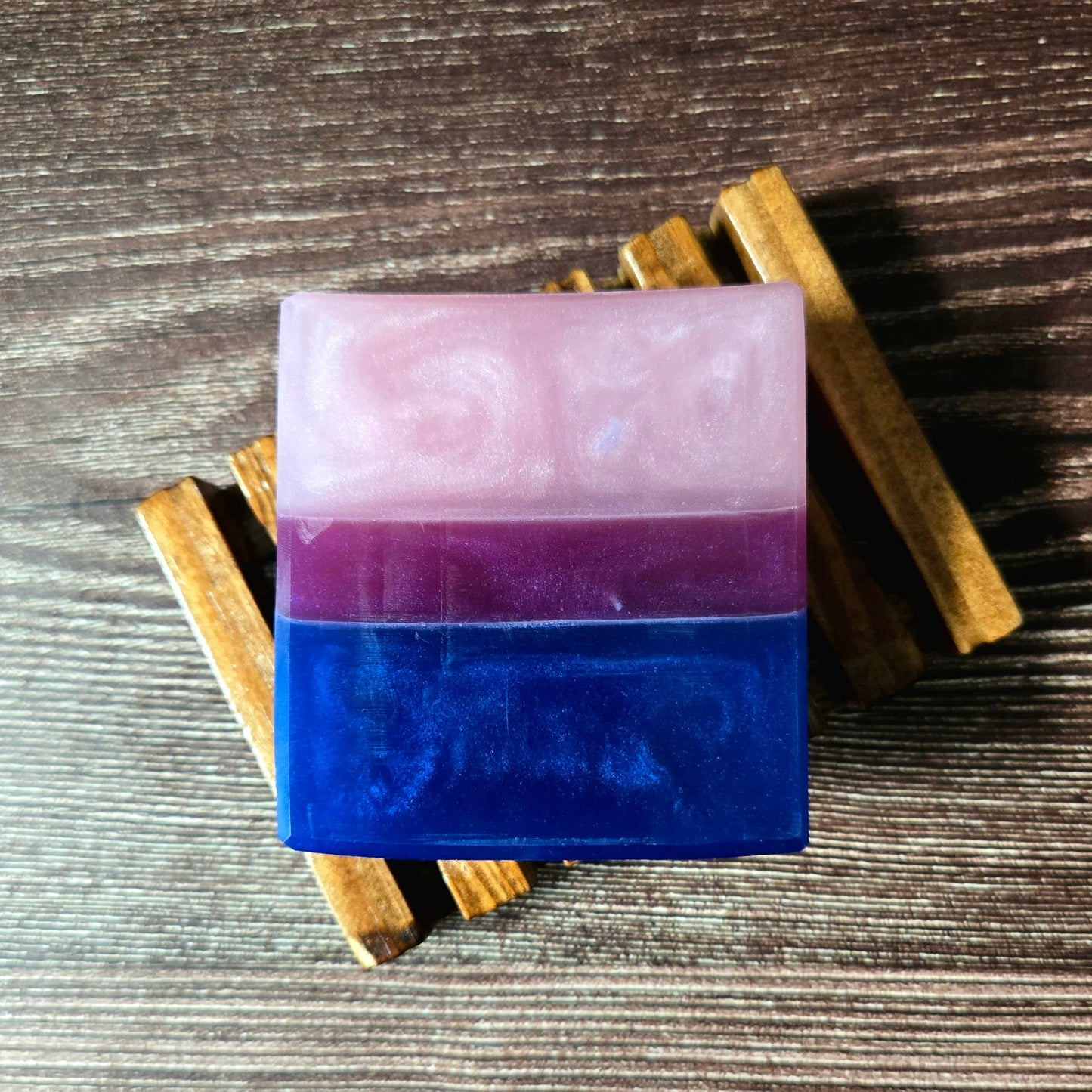Bisexual Pride Artisan Soap, LGBTQ+ Pride Flag