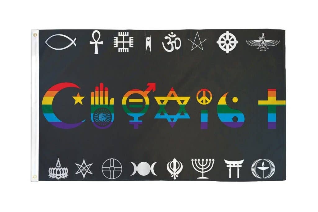 Coexist (Rainbow) Flag 3x5ft Poly