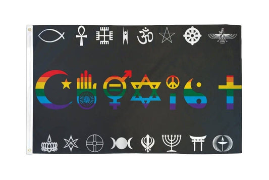 Coexist (Rainbow) Flag 3x5ft Poly