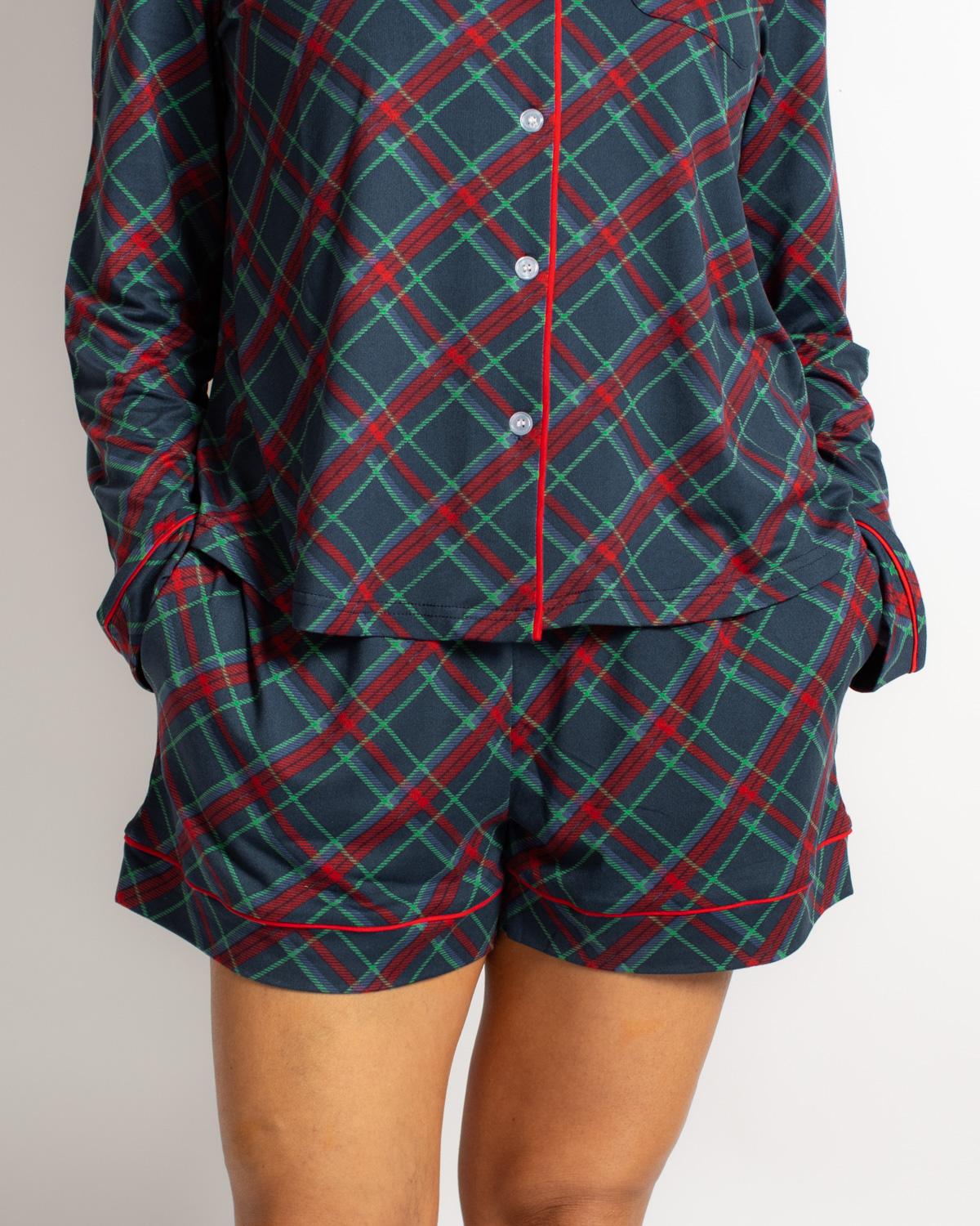 Layton Plaid  Sleep Shorts