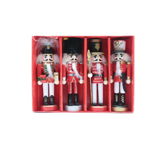5" Set Of 4 Nutcracker Ornaments