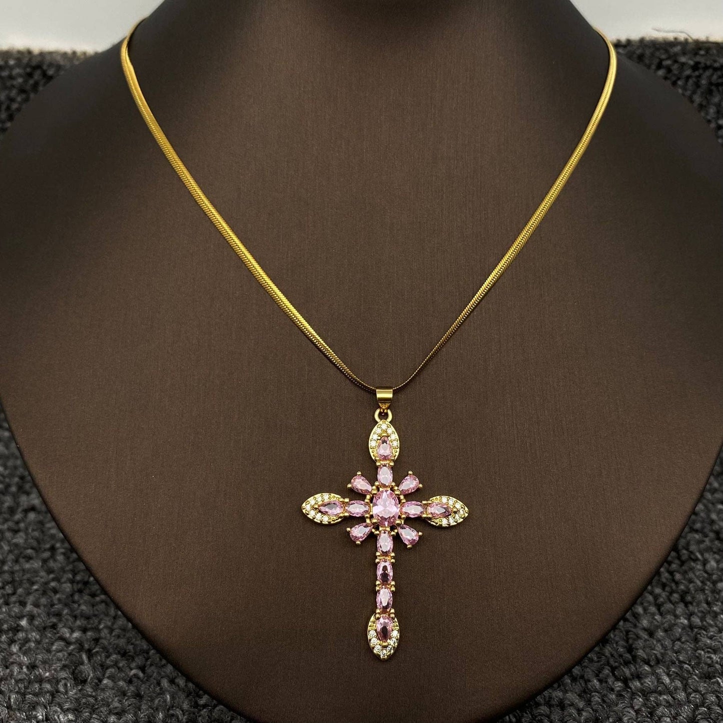 Sparkling Cross Necklace