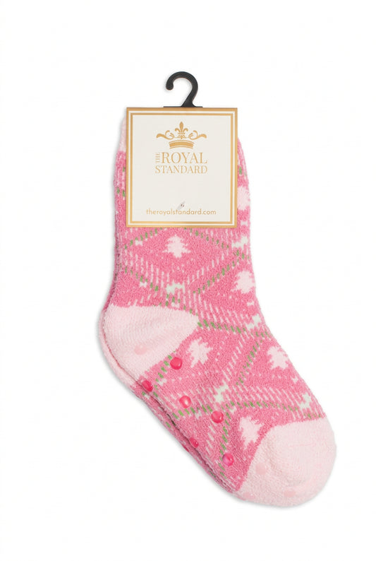 Layton Tree Plaid Snuggle Socks