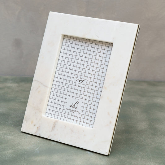 White Marble Frame 4x6