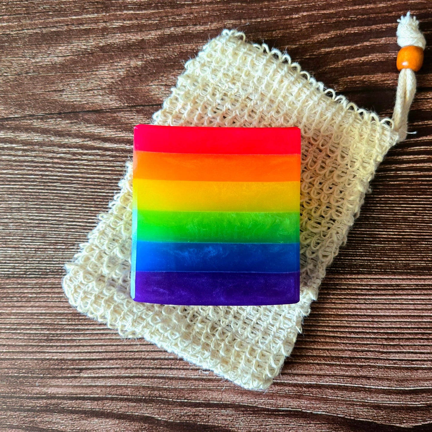 Rainbow Pride Artisan Soap - LGBTQ+ Pride Flag