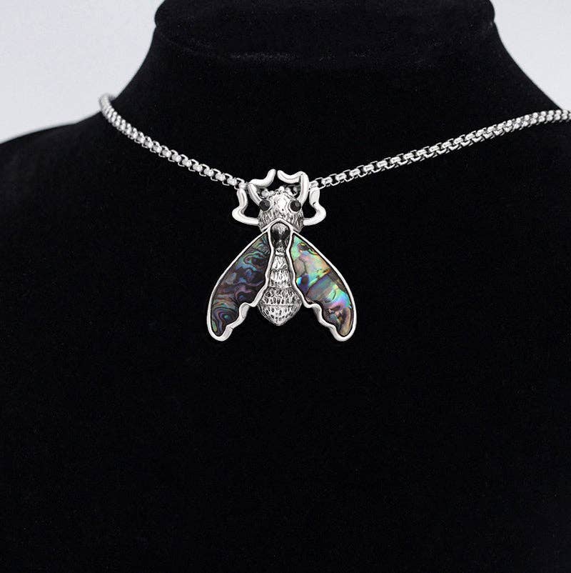 Bee Mother Of Pearl Pin