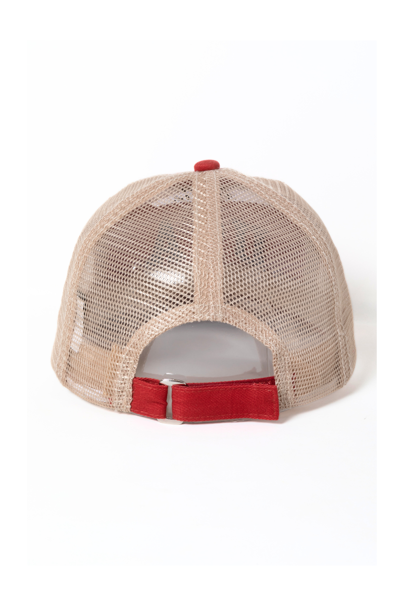 USA Embroidery mesh back Kids Hat
