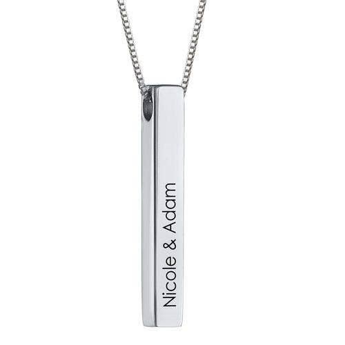 Faith Hope Love Bar Pendant