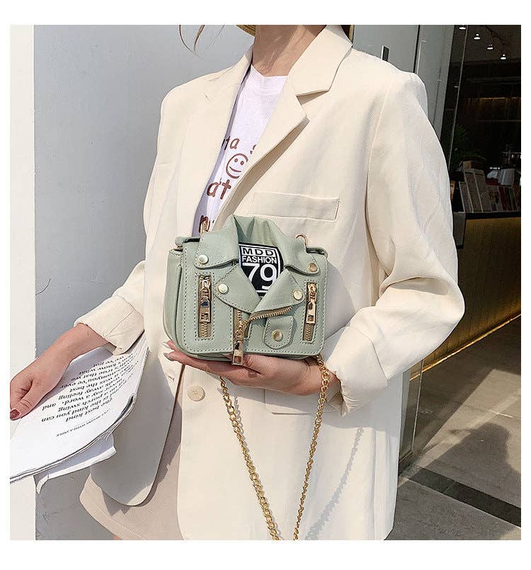 PU Jacket Crossbody Bags