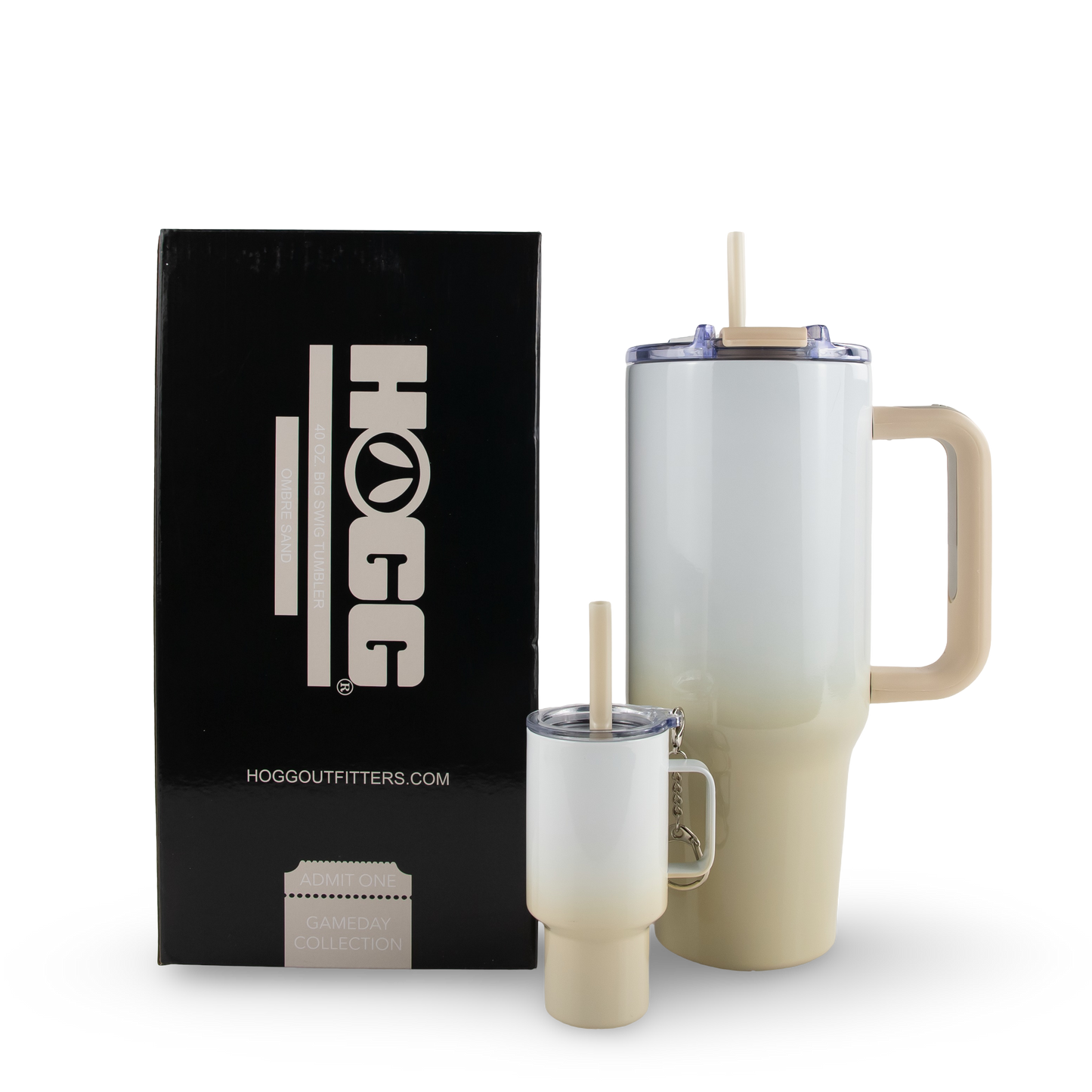 40oz SUBLIMATION TUMBLER BIG SWIG OMBRE + MINI TUMBLER SET
