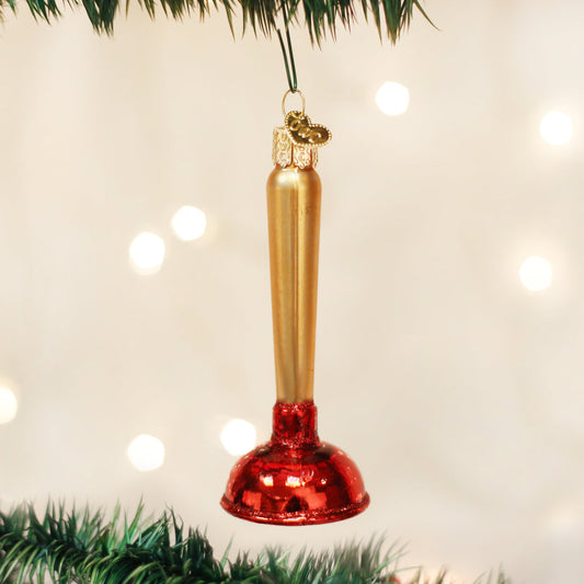 Toilet Plunger Ornament