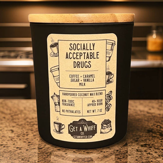 Socially Acceptable Drugs, Coffee Soy/Coconut Candle