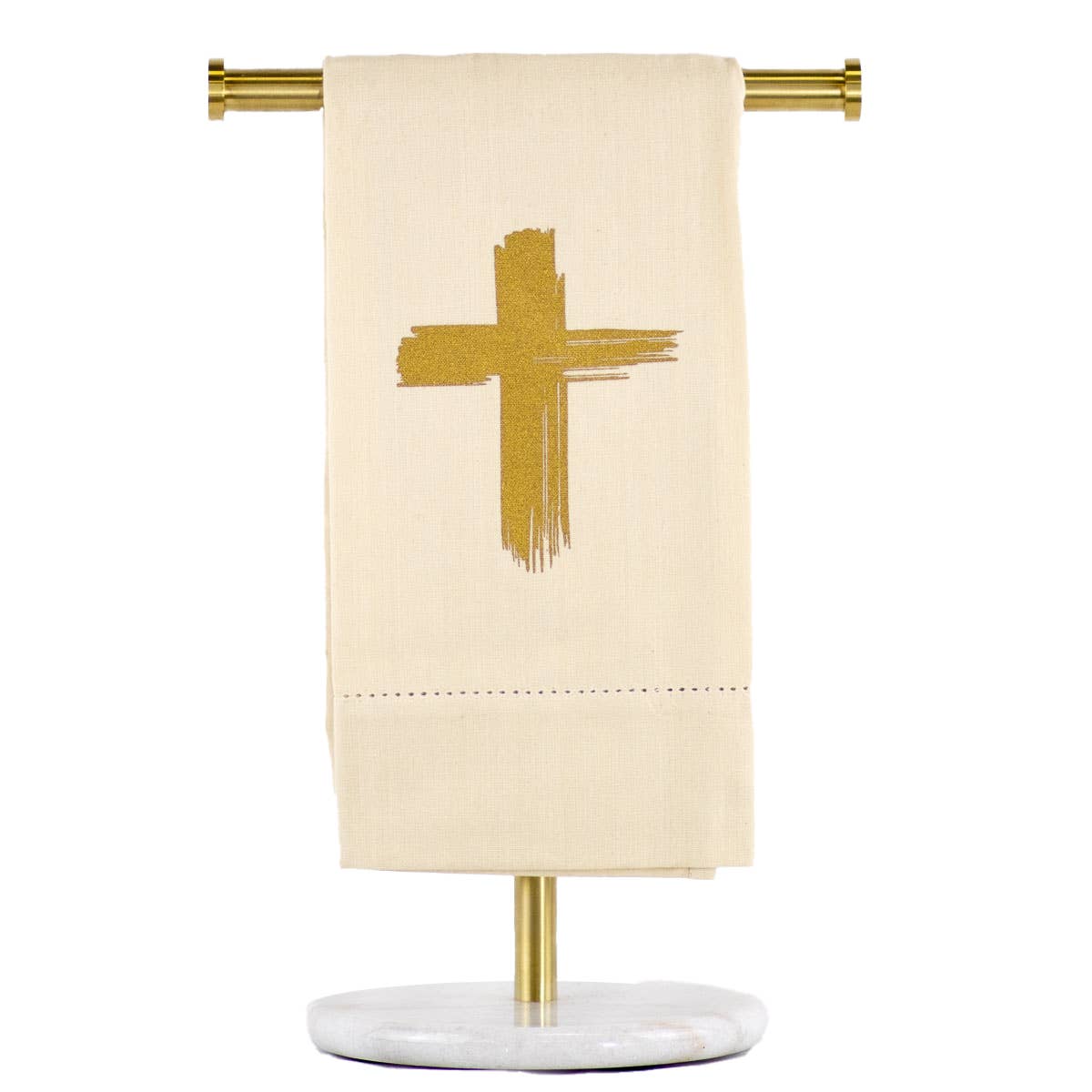 Calvary Cross Hemstitch Hand Towel Clearance