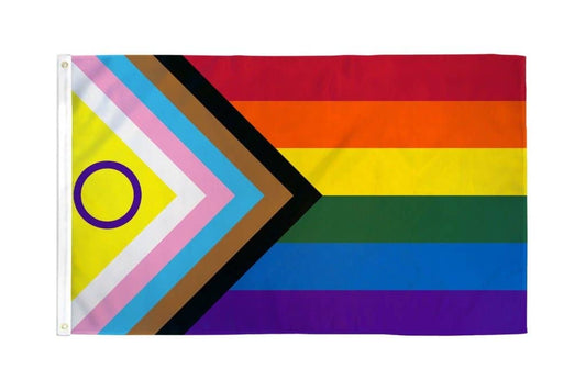 Inclusive Pride Flag 3x5ft Poly