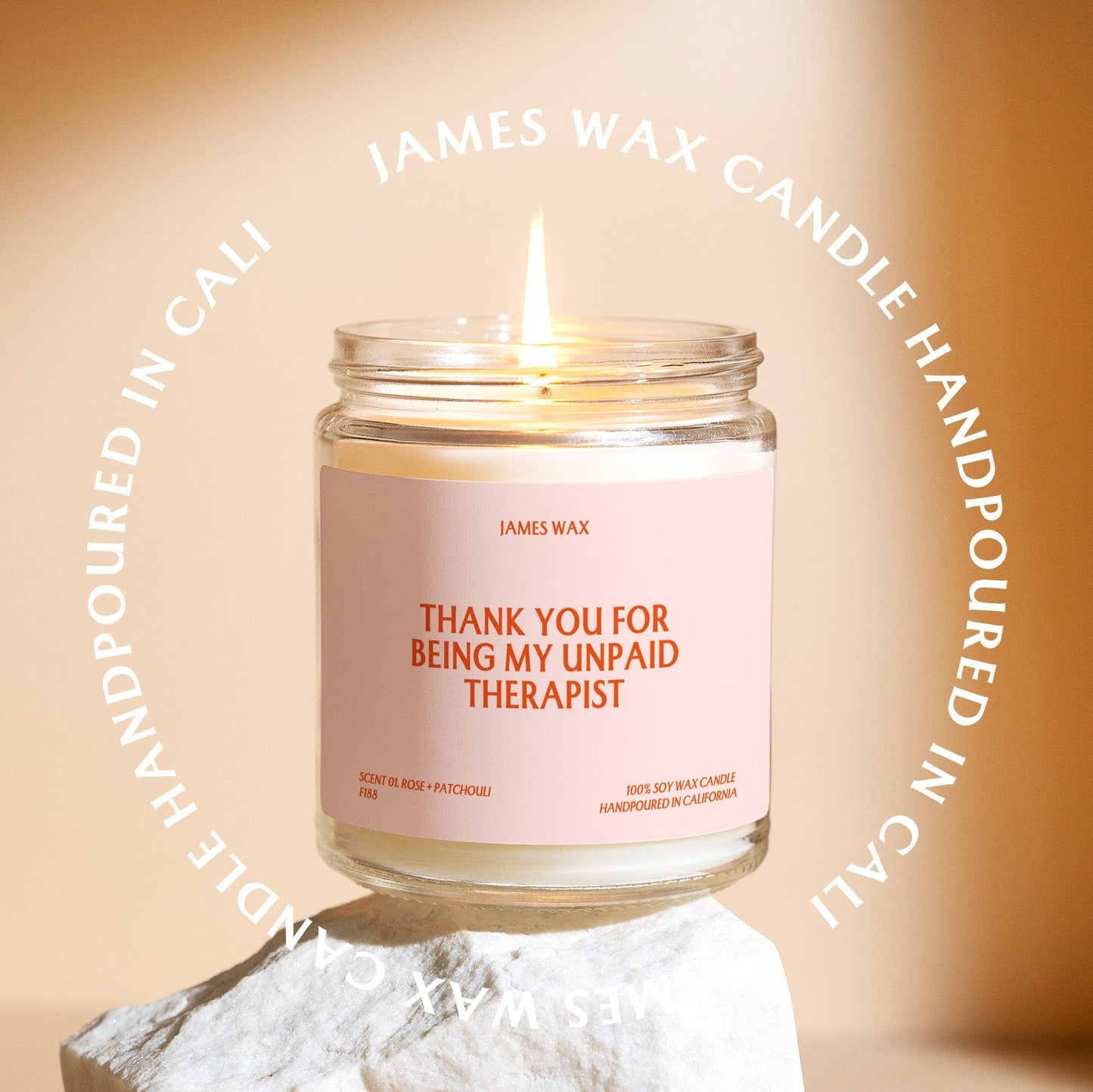 Unpaid Therapist Candle Coconut & Orange Scent