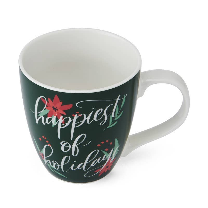 Pfaltzgraff 18Oz Mug Happiest Of Holidays Open Stock