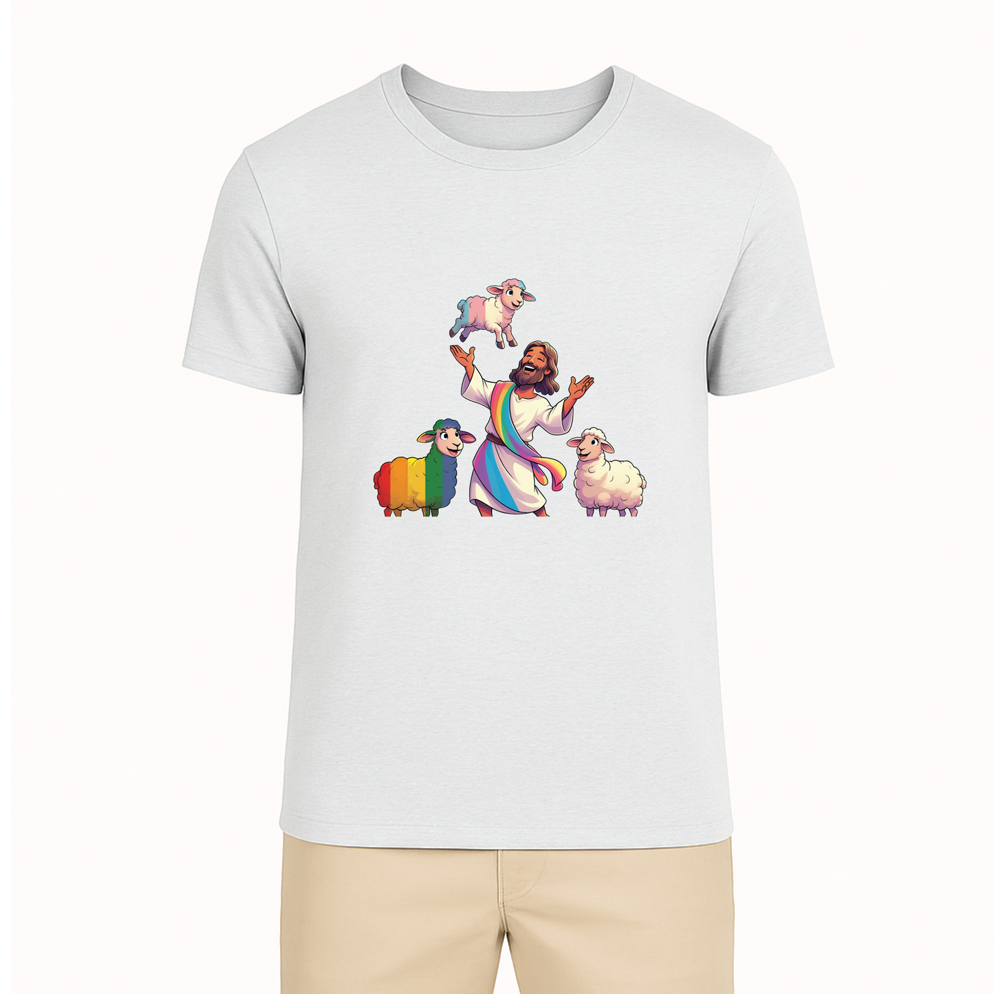 Jesus and His Sheep Tee - 11 Colors