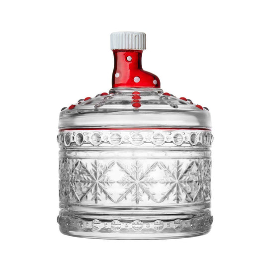 Christmas Stocking Crystal Keepsake Covered Box - Holiday