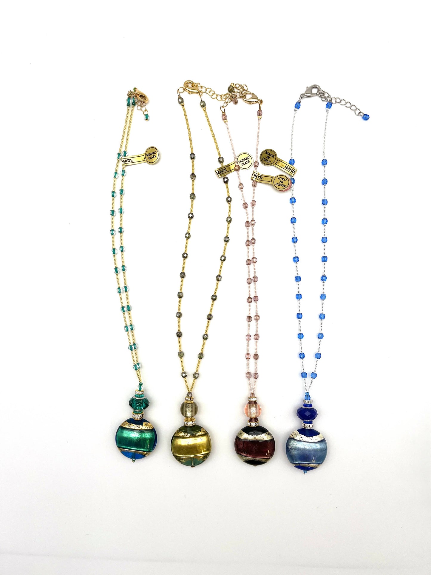Laura Murano Glass Jewelry Collection - 5 Color Option