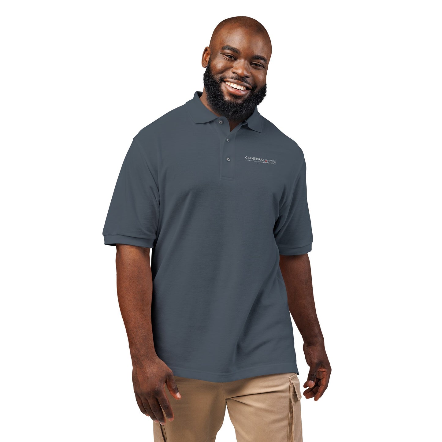 Cathedral of Hope Classic Fit Embroidered Logo Polo