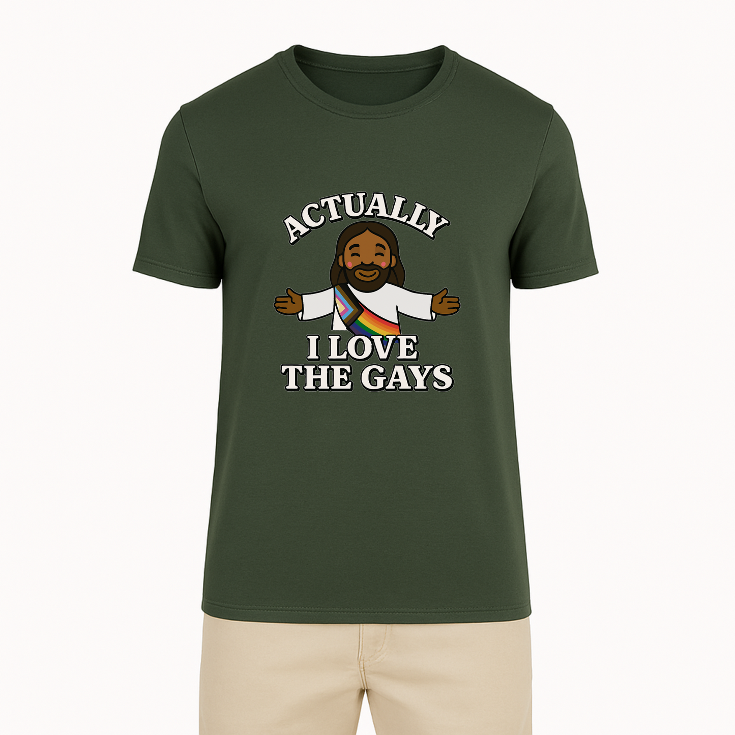 Actually - I Love The Gays Tee - 11 Colors